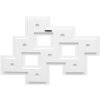 S68RK1 Cornice da galleria in bianco per 8 foto 10x15 cm