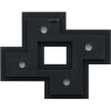 S68RK2 Cornice da galleria in nero per 4 foto 10x15 cm