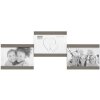 S68RK9 Cornice da galleria in grigio per 3 foto 10x15 cm