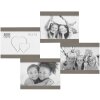 S68RK9 Cornice da galleria in grigio per 4 foto 10x15 cm