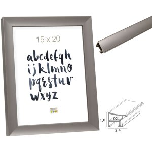 S021D7 Telaio in alluminio Deknudt grigio da 10x15 cm a...