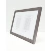 S021D7 Cornice da galleria in alluminio grigio da 2 a 4 foto 10x15 cm e 13x18 cm