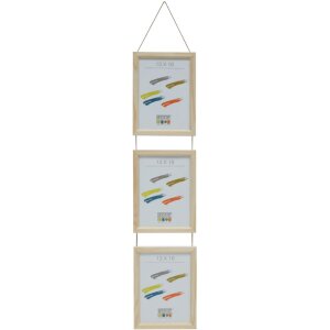 S233H1 Cornice in legno Galleria 3 foto 10x15 cm o 13x18 cm