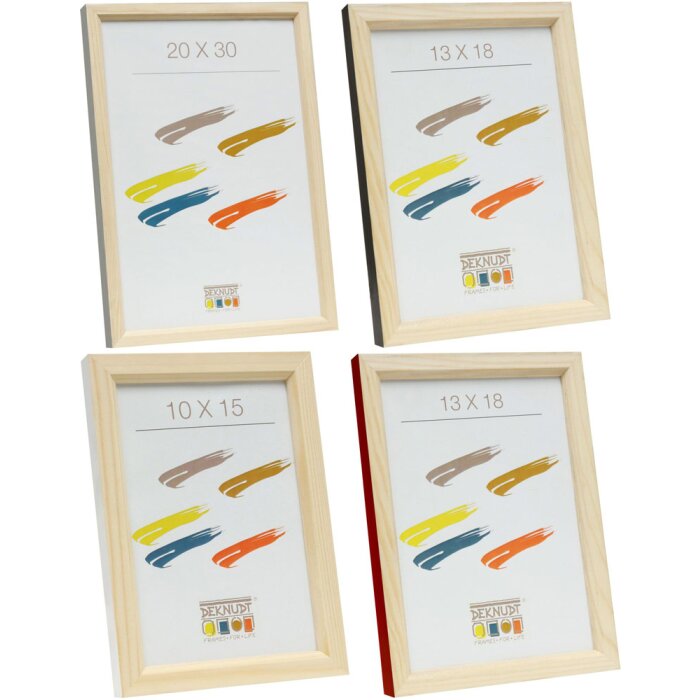 S233H1 Struttura in legno con bordo esterno colorato