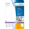 Etichette per cartelle A4 bianche 59x297 mm Carta mobile-rimovibile opaca 75 pz.