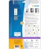 Etichette per cartelle A4 bianche 59x297 mm Carta mobile-rimovibile opaca 75 pz.