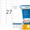 Etichette A4 bianche 63,5x29,6 mm Carta mobile-rimovibile opaca 2700 pz.