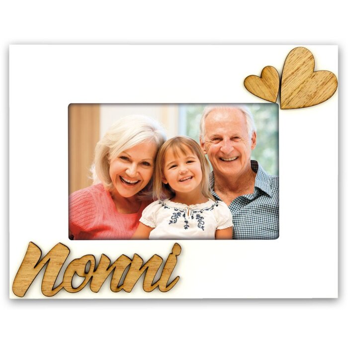 Portafoto in legno Nonni 10x15 cm