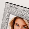 Portafoto in metallo S144 argento lucido 10x15 cm