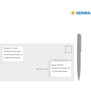 Etichette A4 bianche 63,5x46,6 mm Carta mobile-rimovibile opaca 1800 pz.