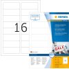 Etichette A4 bianche 88,9x33,8 mm Carta mobile-rimovibile opaca 1600 pz.