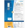 Etichette A4 bianche 88,9x33,8 mm Carta mobile-rimovibile opaca 1600 pz.