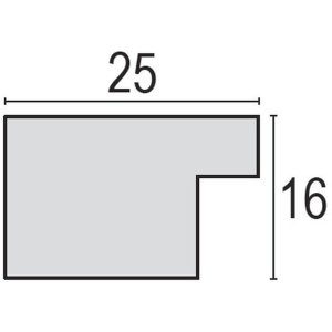Cornice Livia 13x18 cm bianco