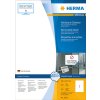 Etichette HERMA A4 bianco 210x297 mm Carta mobile-rimovibile opaca 100 pz.
