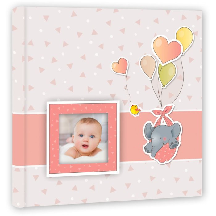ZEP Album per bambini Pierre rosa 32x32 cm 60 pagine bianche