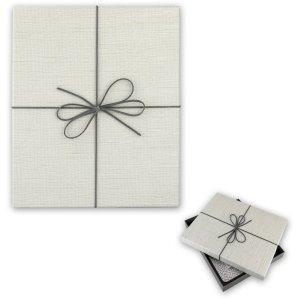 Scatola Firenze bianca 24x29x4 cm