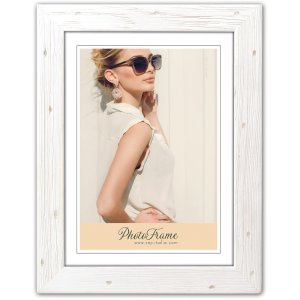 M57 Cornice di legno Basic 30x40 cm bianco