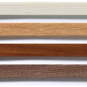 Cornice in legno Fiorito 18x24 cm rovere scuro