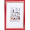 Walther Cornice per quadri Chalet rosso 40x60 cm con passepartout 30x45 cm