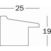 Cornice per quadri Bohemian 40x50 cm noce