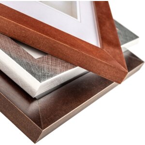 Bella cornice in legno 13x18 cm bianca