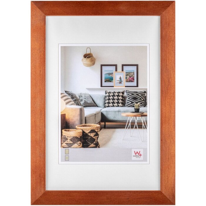 Bella cornice in legno 50x70 cm noce