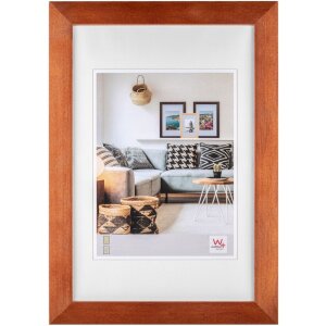 Bella cornice in legno 50x70 cm noce