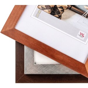 Bella cornice in legno 50x70 cm noce