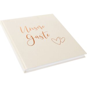 Libro degli ospiti Heartbeat 23x25 cm