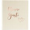 Libro degli ospiti Heartbeat 23x25 cm