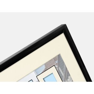 Telaio in plastica Puro 10x15 cm nero