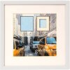 Cornice in plastica Puro 15x15 cm bianco