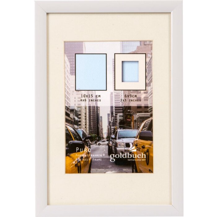 Cornice in plastica Puro 10x15 cm bianco