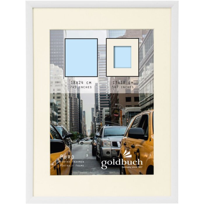 Cornice in plastica Puro 18x24 cm bianco