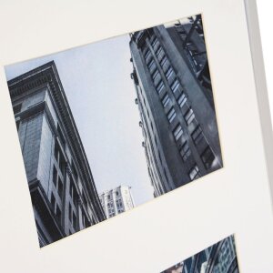 Cornice Puro 3 foto 10x15 cm bianco