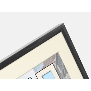 Cornice in plastica Puro 15x20 cm grigio