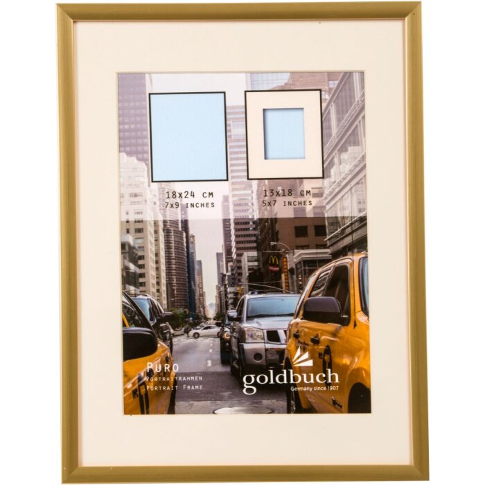 Cornice in plastica Puro 18x24 cm oro