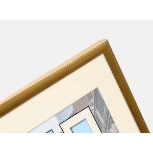 Cornice in plastica Puro 18x24 cm oro