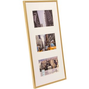Cornice Puro 3 foto 10x15 cm oro