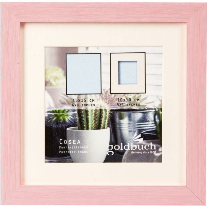 Portafoto Cosea 15x15 cm rosa