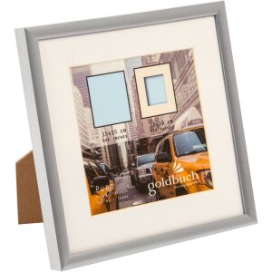 Cornice in plastica Puro 15x15 cm argento