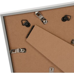 Cornice in plastica Puro 15x15 cm argento