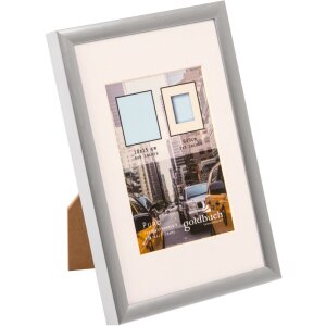 Cornice in plastica Puro 10x15 cm argento