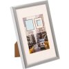 Cornice in plastica Puro 10x15 cm argento