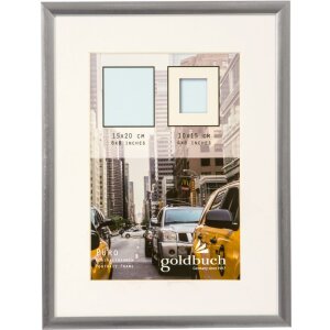 Cornice in plastica Puro 15x20 cm argento