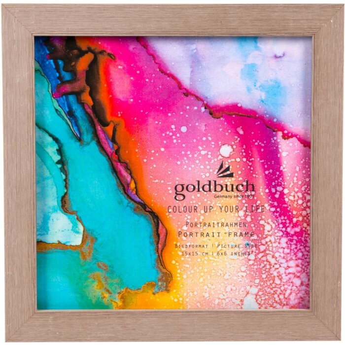 Cornice Colore sulla tua vita 15x15 cm bronzo
