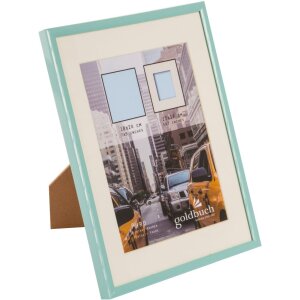 Goldbuch Cornice in plastica Puro mint 18x24 cm con passepartout 13x18 cm