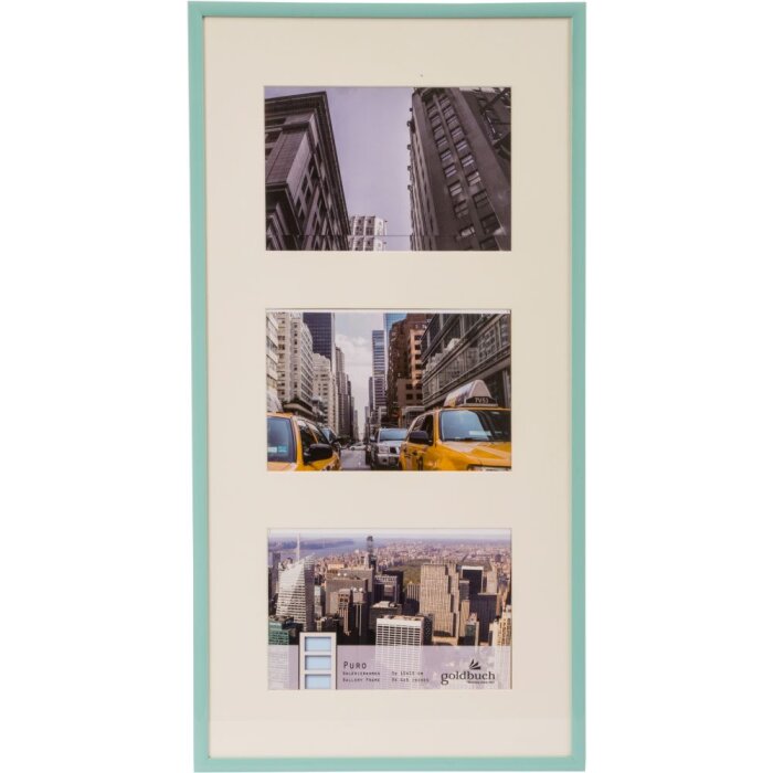 Galleria Cornice Puro 3 Foto 10x15 cm menta