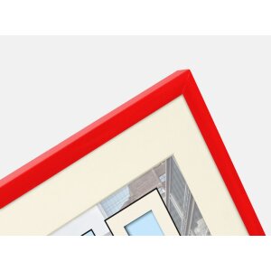 Cornice in plastica Puro 18x24 cm rosso