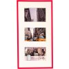 Cornice Puro 3 foto 10x15 cm rosso